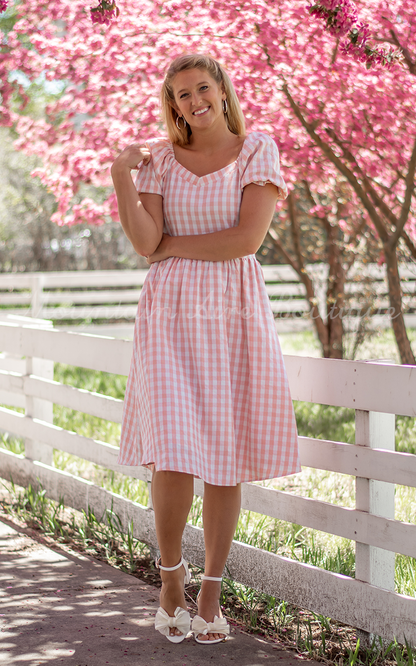 The Garden -Pink Gingham