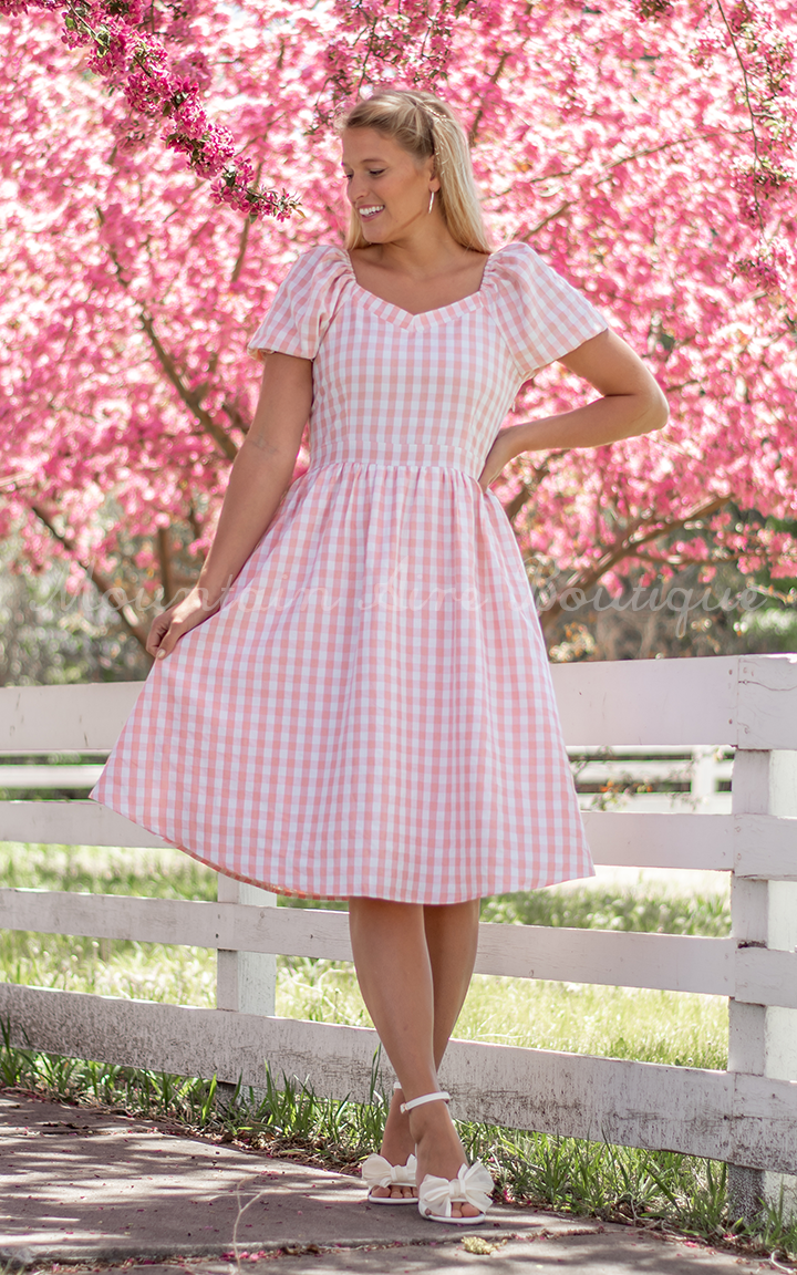 The Garden -Pink Gingham